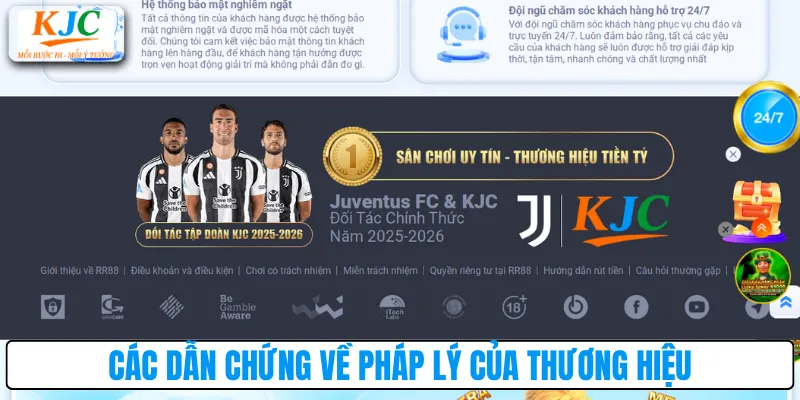 Các dẫn chứng về pháp lý của thương hiệu