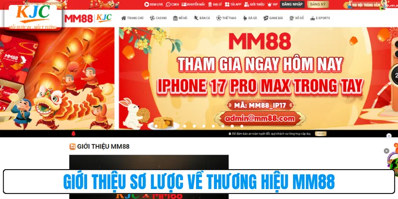 Giới thiệu sơ lược về thương hiệu MM88