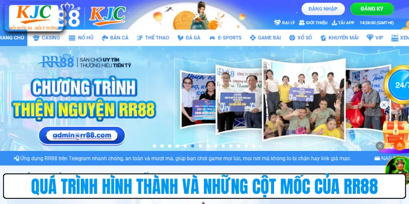 Quá trình hình thành và những cột mốc của RR88