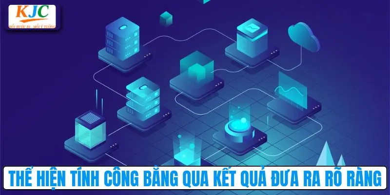 Thể hiện tính công bằng qua kết quả đưa ra rõ ràng