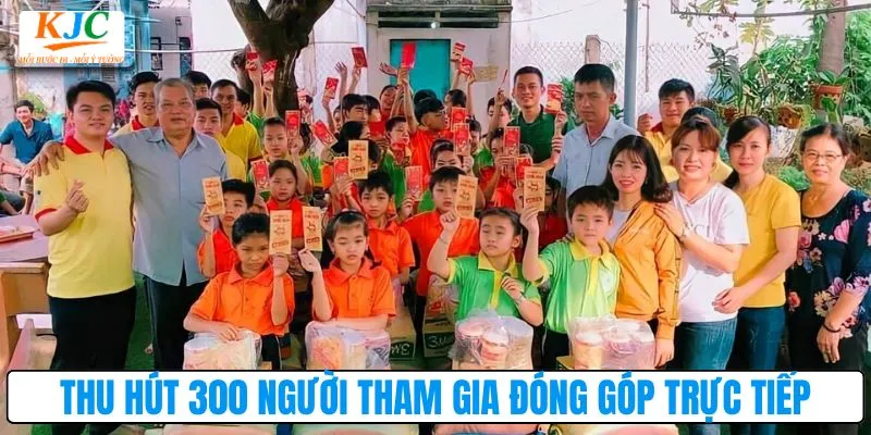 Thu hút 300 người tham gia đóng góp trực tiếp