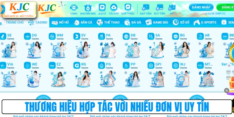 Thương hiệu bắt tay với nhiều đơn vị uy tín